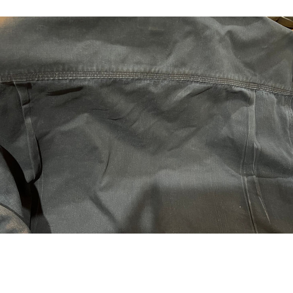 Carhartt Workwear 2 Pocket Logo Navy Long Sleeve Button Up Collar Shirt - Picture 10 of 10